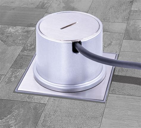 brushed nickel surface mount electrical box|Floor Boxes And Accessories .